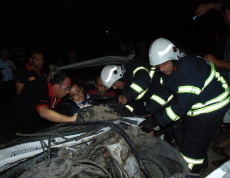 Didim'deki kazada sürücü ağır yaralandı