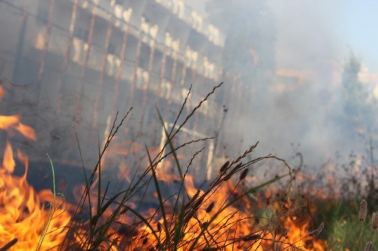 Aydınspor tesislerinde yangın
