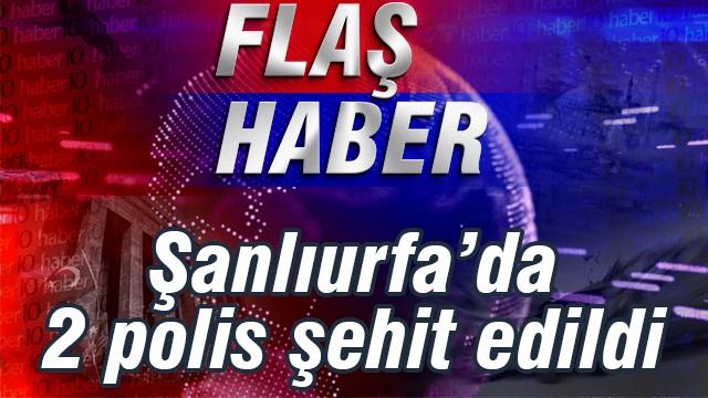 Şanlıurfa'da 2 polis şehit edildi