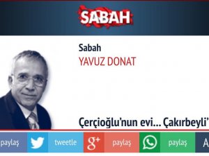 YAVUZ DONAT: ÇERÇİOĞLU İLE GURUR DUYDUM