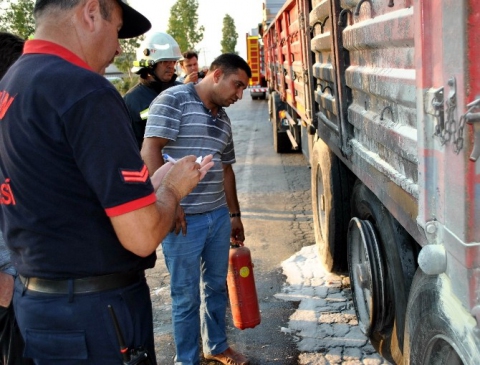 İtfaiyenin anında müdahalesi faciayı önledi