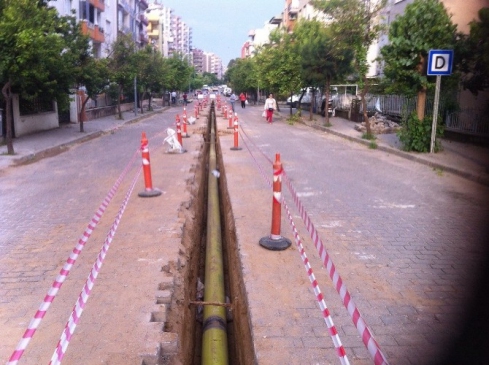 Aydın'da doğal gaz yatırımları sürüyor