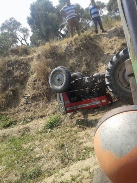 Aydın'da traktör kazası