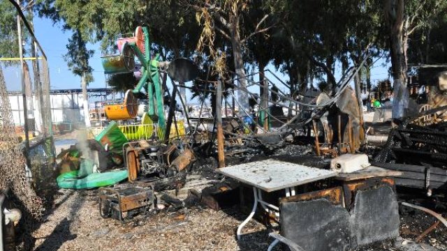 Lunapark harabeye döndü