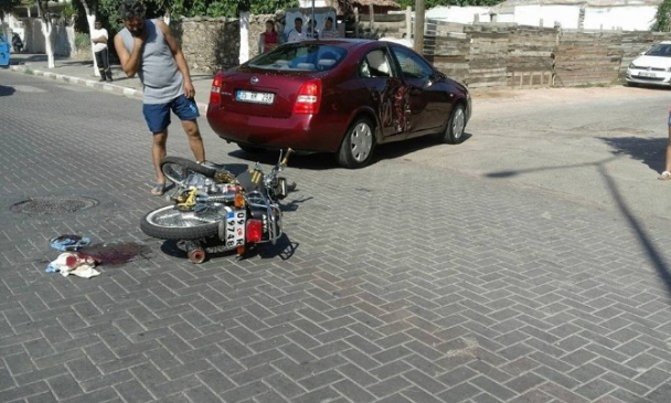 Trafik kazası: 1 yaralı