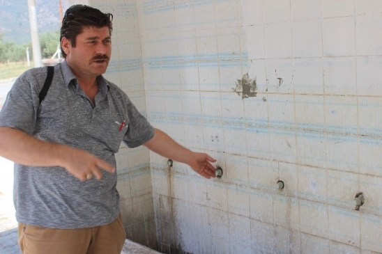 Hırsızlar su hayrına bile engel oluyor