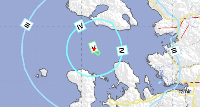 Ege’de 4.9 büyüklüğünde deprem