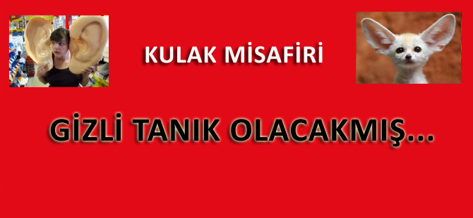 GİZLİ TANIK OLACAKMIŞ...