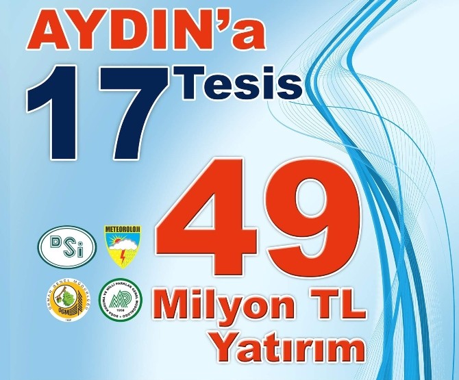 Bakan Eroğlu; Aydın'a 49 milyon TL'lik yatırım kazandıracak