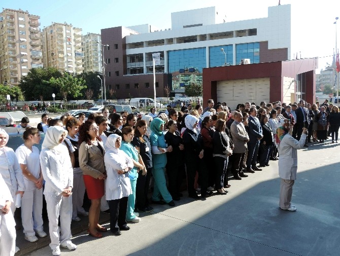 Aydın'da sağlık çalışanlarına yönelik terör olayları protesto edildi