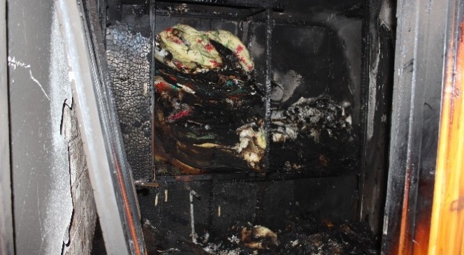 Evde önce kavga sonra yangın çıktı