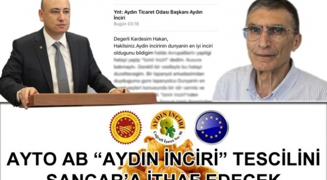 AYTO AB “Aydın İnciri” tescilini Sancar'a ithaf edecek