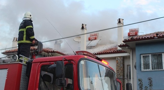 Aydın'da villa yangını