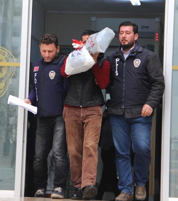 Hırsızlık zanlısı güvenlik kamerasından yakalandı