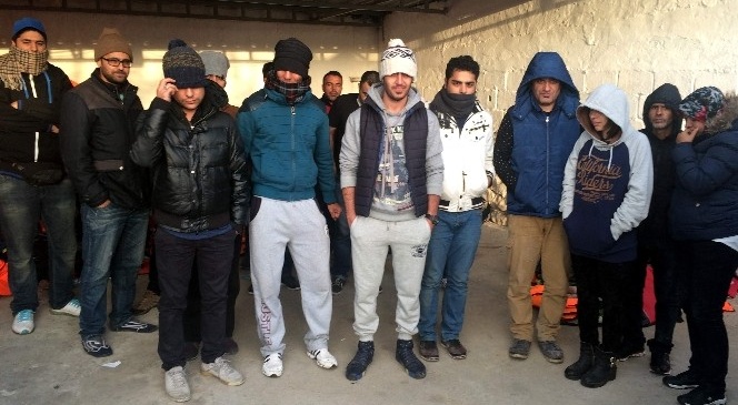 Kuşadası'nda 15 Suriyeli Göçmen yakalandı