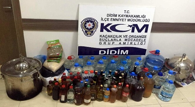 Evininde sahte içki imal eden şahıs tutuklandı