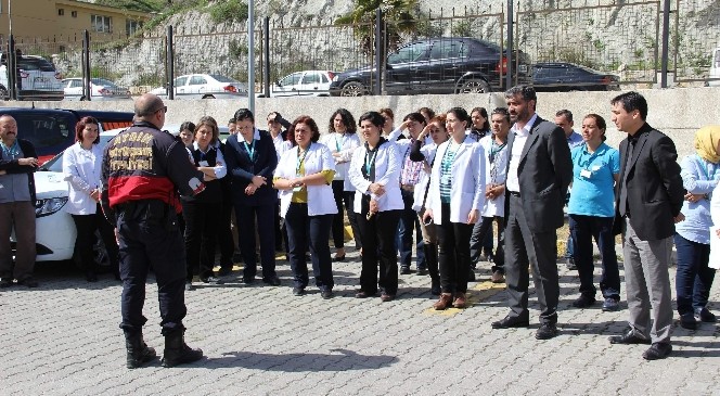 Büyükşehirden Söke ve Kuşadası Hastanelerinde Yangın Tatbikatı