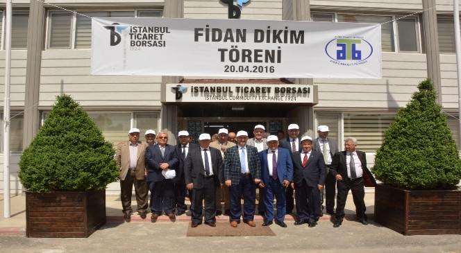 Kardeş Aydın ve İstanbul Borsalarının fidan dikme töreni