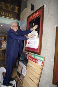 Emektar sinemacının azmi