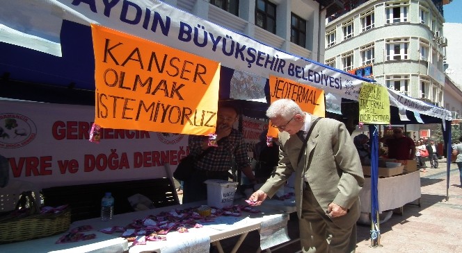 Jeotermale karşı düzenlenen kermes eyleme dönüştü