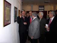 Hattat Osman Sezer 40.kişisel sergisini Aydında açtı