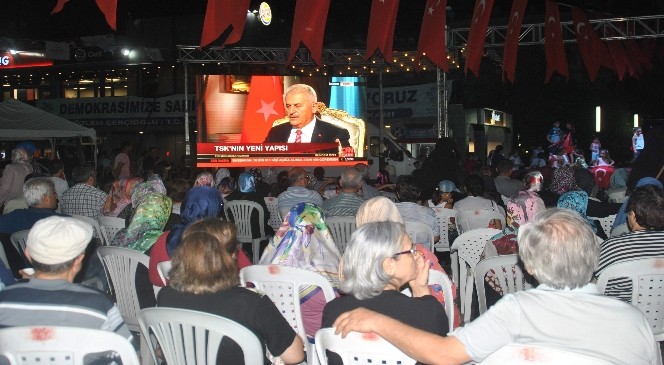 Aydın’da demokrasi nöbeti 19. gününde devam ediyor