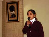 Güven Kolejinde Şiir Okuma Yarışması yapıldı