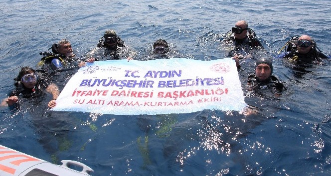 Büyükşehir itfaiyecileri su altı kurtarma ekibi kurdu