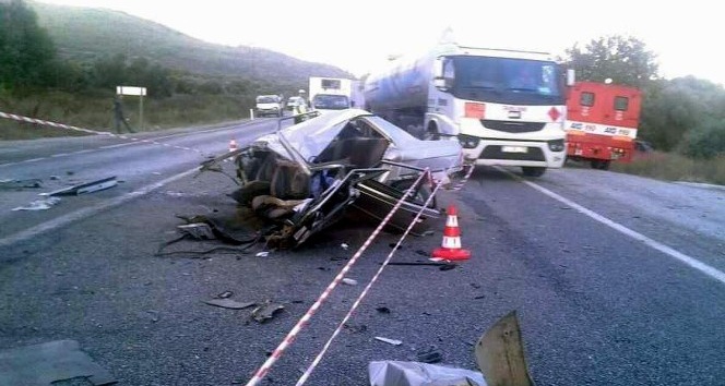 Çamlık’ta trafik kazası: 1 ölü, 14 yaralı