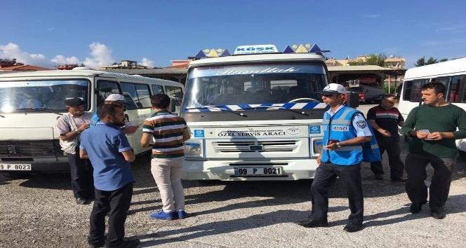 Aydın BŞB Trafik Zabıtası’ndan okul servislerine sıkı denetim