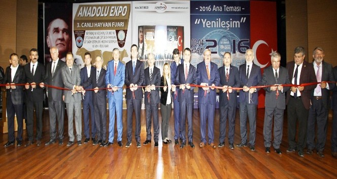 Kuşadası’nda düzenlenen Anadolu EXPO 3. Canlı Hayvan Fuarı açıldı