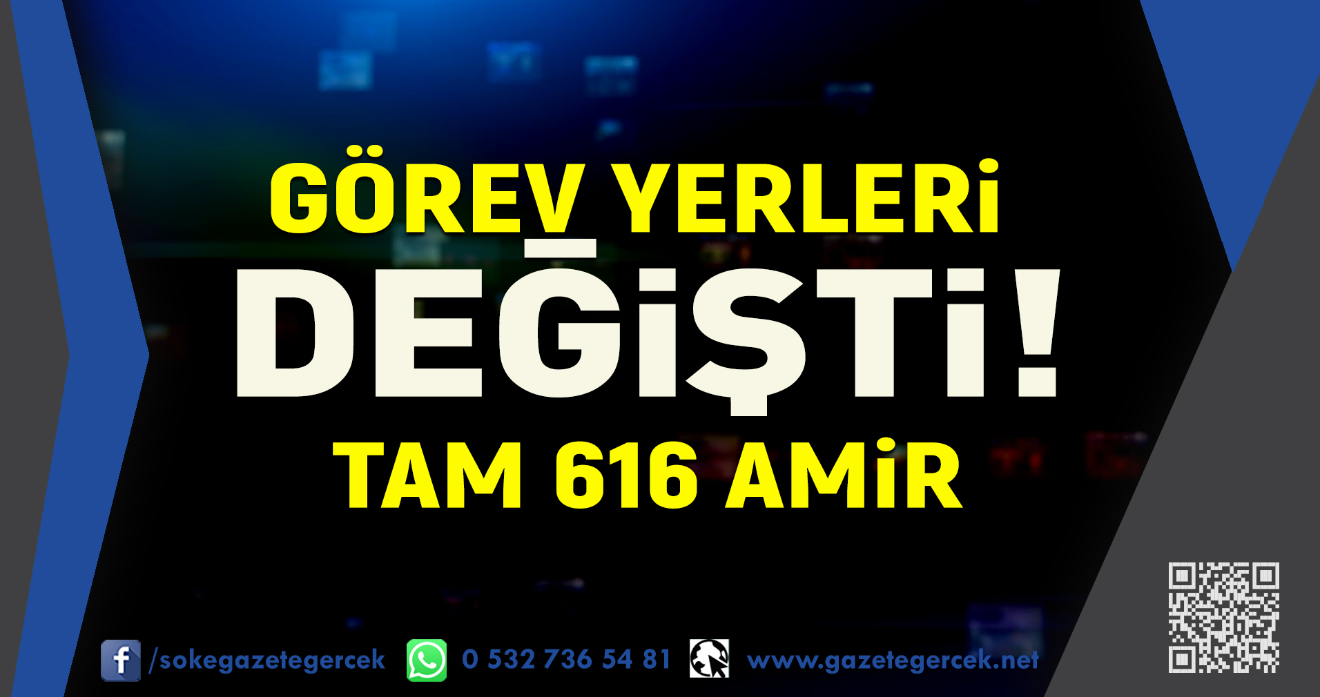 GÖREV YERLERi DEĞiŞTi! TAM 616 AMiR