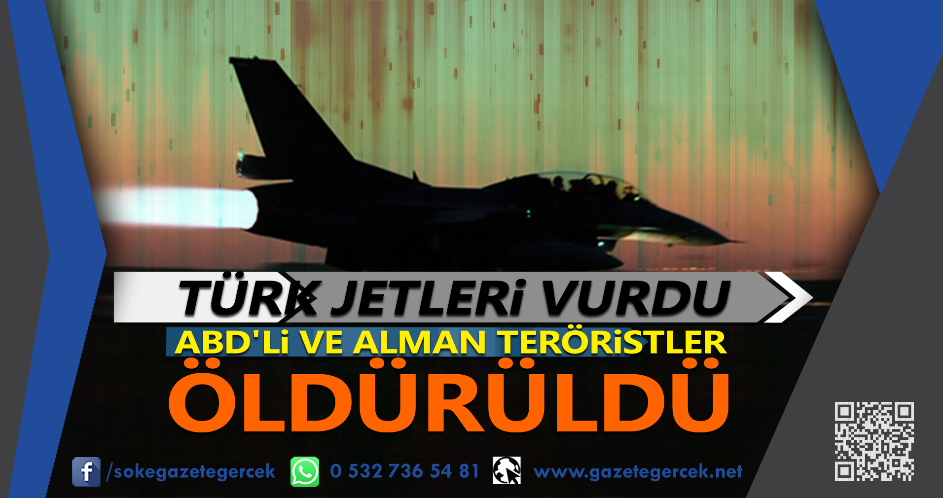 TÜRK JETLERi VURDU ABD'Li VE ALMAN TERÖRiSTLER ÖLDÜRÜLDÜ