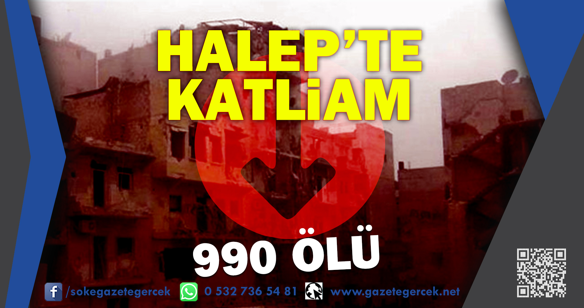 HALEP'TE KATLiAM 990 ÖLÜ