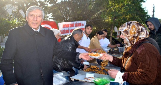 Aydın’da şehitler için mevlit okutuldu