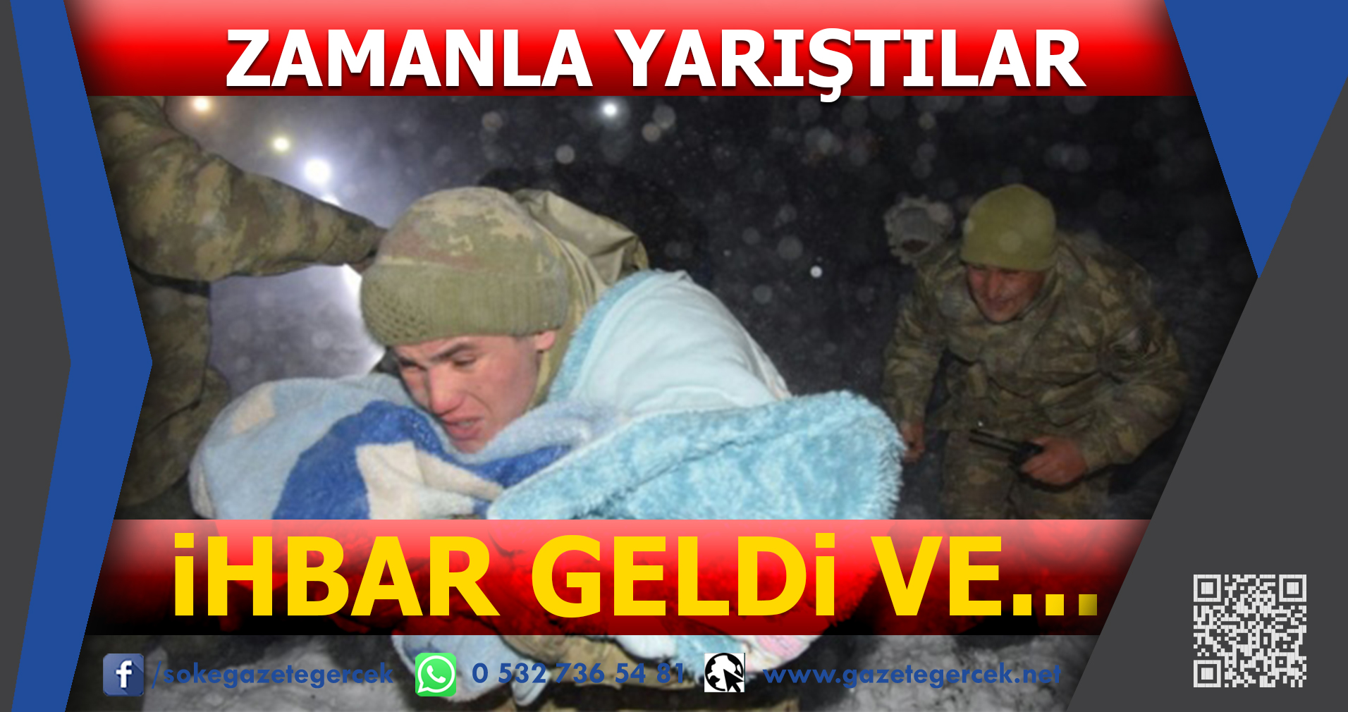 ZAMANLA YARIŞTILAR iHBAR GELDi VE...