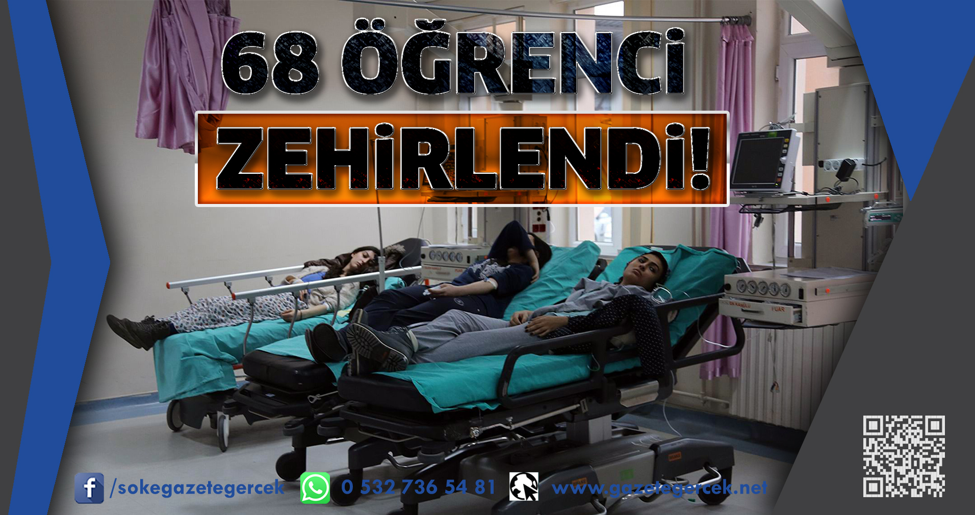 68 ÖĞRENCi ZEHiRLENDi!