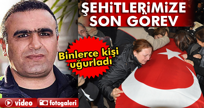 İzmir şehitleri son yolculuğuna uğurlandı