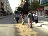 İstasyon Caddesi'nde motoryağı tehlikesi