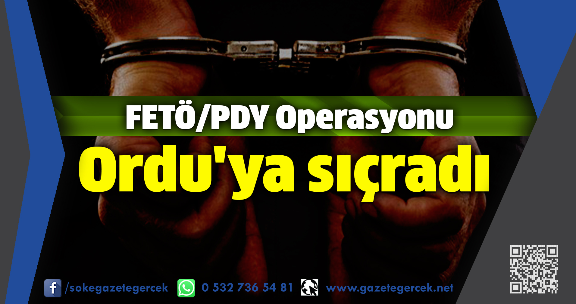 FETÖ/PDY Operasyonu Ordu'ya sıçradı