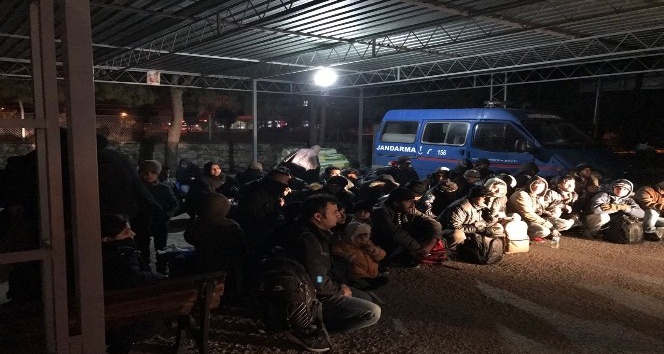 Didim’de 61 kaçak göçmen yakalandı