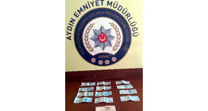 Aydın’da piyasaya sahte para sürmeye çalışan 5 kişi yakalandı