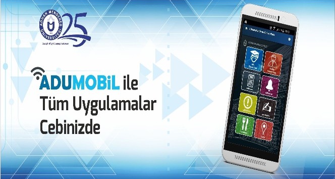 Android tabanlı resmi mobil uygulaması ADÜ’de hizmetine giriyor