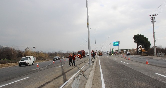 Otoban Denizli Çevre Yolu Bağlantı köprüsü tamamlandı