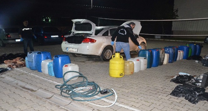 Nazilli’de mazot hırsızlığı çetesi çökertildi