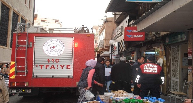 Etüt merkezinde çıkan yangında korku dolu anlar yaşandı