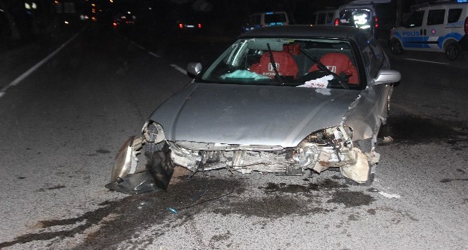 Alkollü sürücünün polisle trafik dansı hastanede bitti