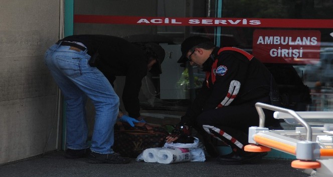 Aydın’da hastane önünde unutulan çanta paniğe neden oldu
