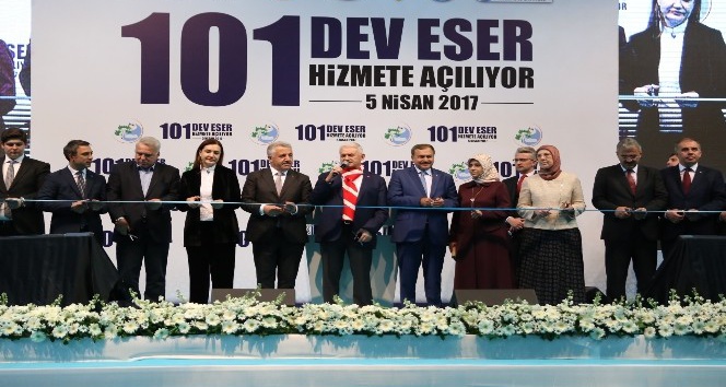 Aydın’da tamamlanan yatırımlar Başbakan Yıldırım tarafından hizmete alındı