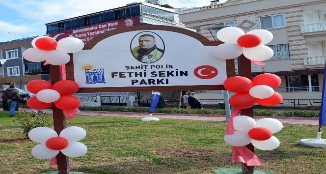 Şehit Fethi Sekin, Didim’de ölümsüzleştirildi